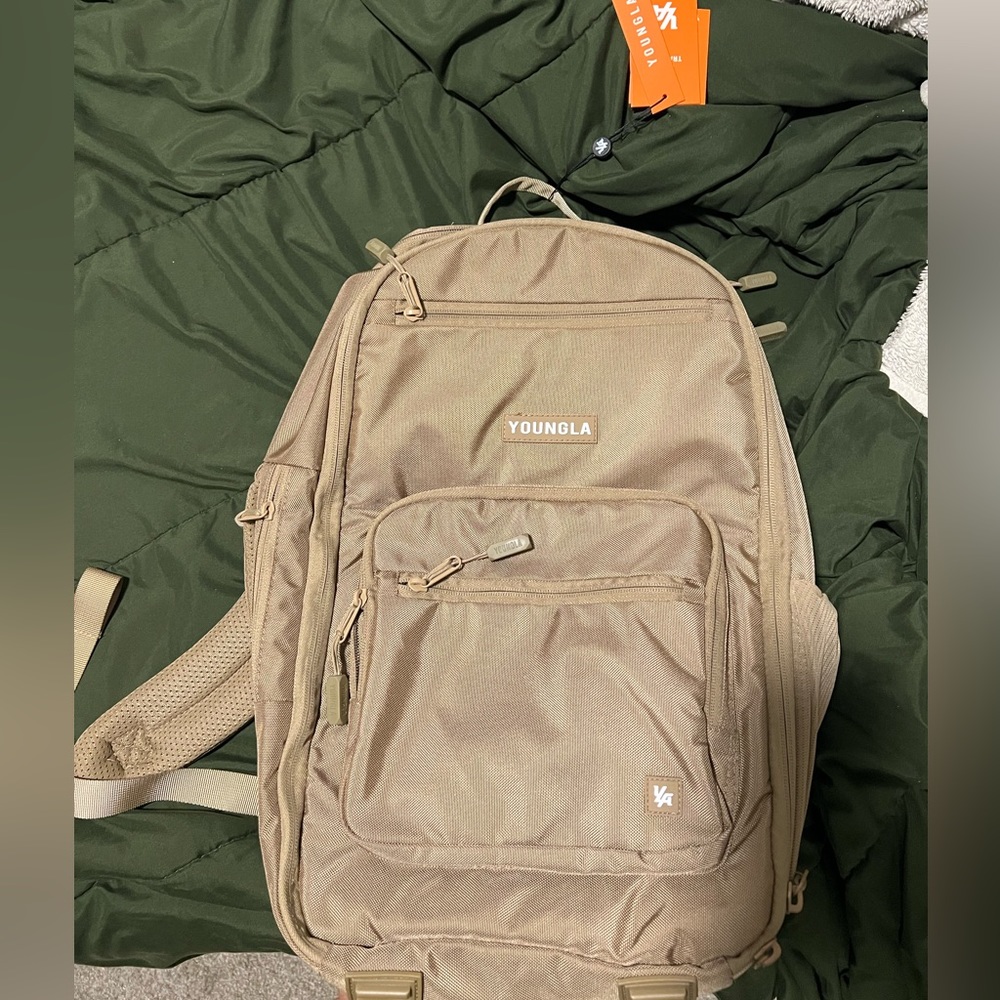 Youngla - Backpack - TAN// Brand New